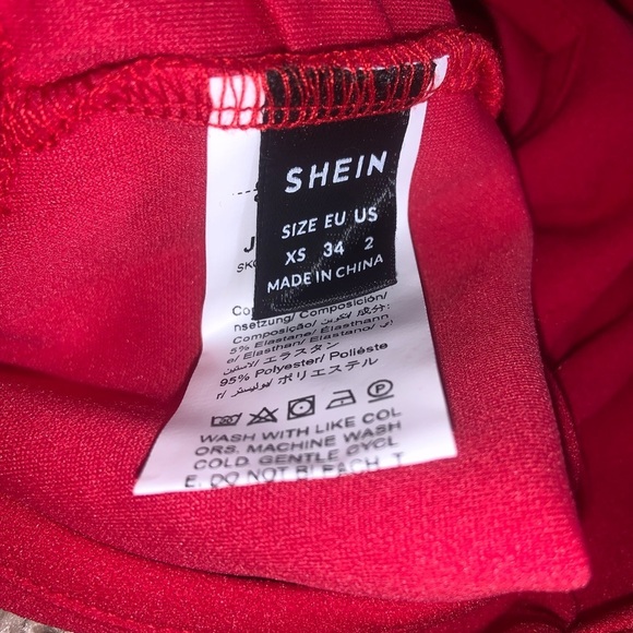 Red Ruffle Sleeve Top - Picture 5 of 5